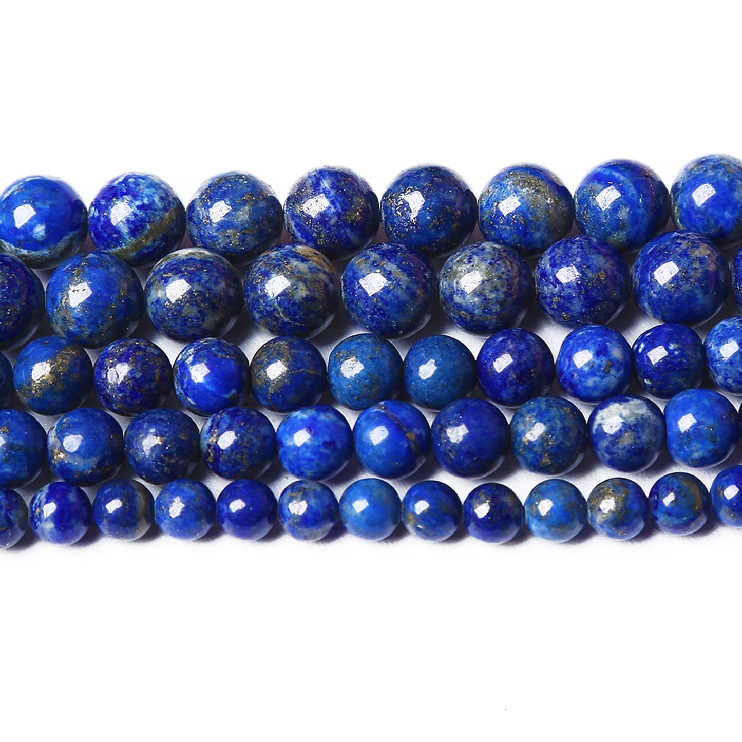AAA+ Natural Lapis Lazuli Gemstone Beads 6mm 60PCS Round Loose Stone Beads for Jewelry Making DIY Bracelets Necklace Earrings