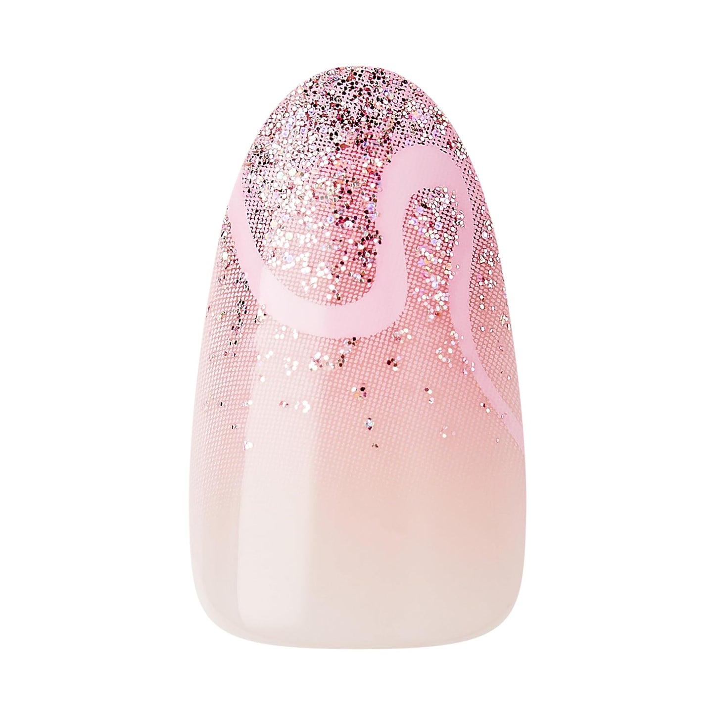 Kiss Impress No Glue Mani Press On Nails, Design, 'Wild Venus', Pink, Medium Size, Almond Shape, Includes 30 Nails, Prep Pad, Instructions Sheet, 1 Manicure Stick, 1 Mini File