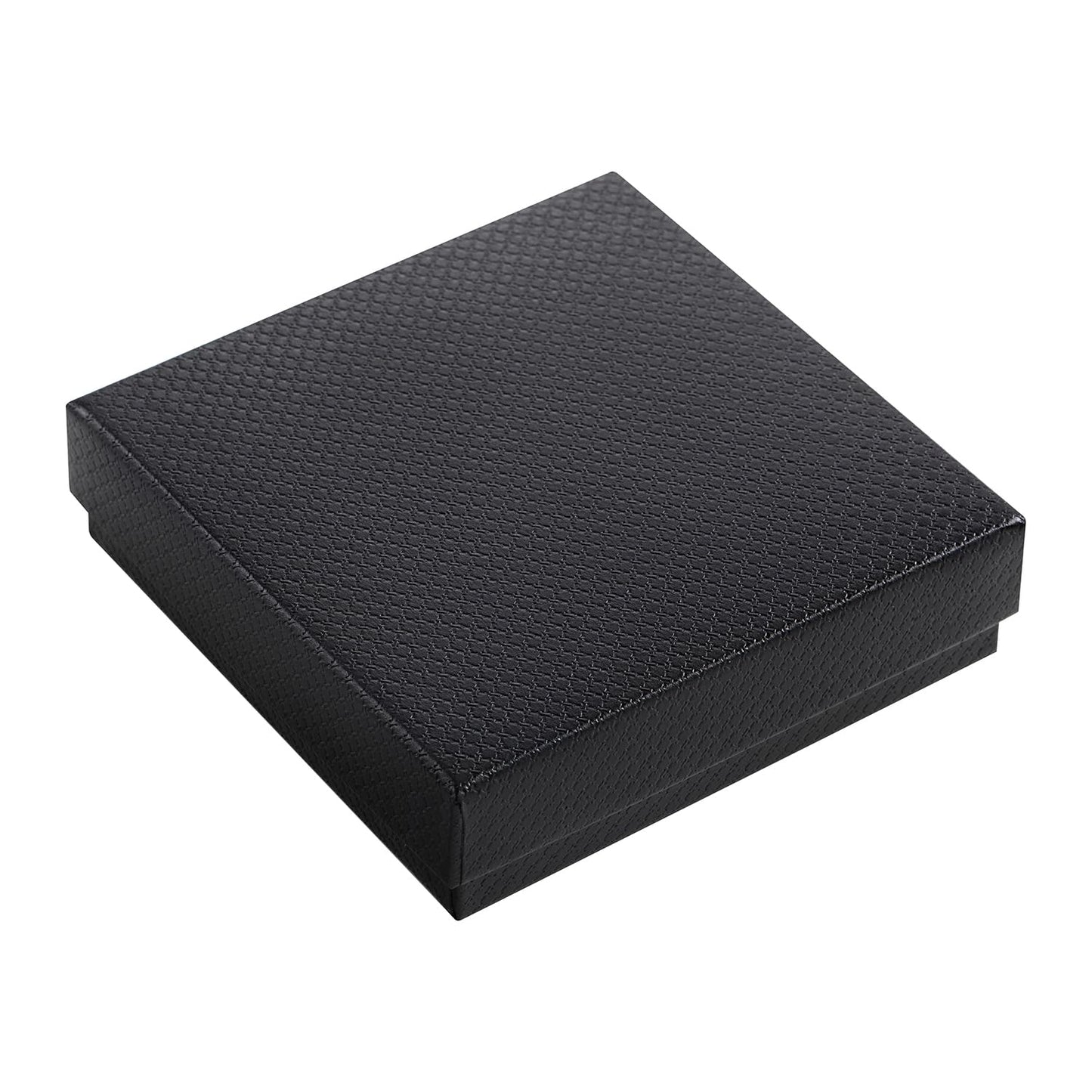 GEFTOL Jewelry Gift Boxes 40 Pack 3.5x3.5x1 Inch Cardboard Jewelry Boxes,Small Gift Boxes for Jewelry Earrings Necklaces Handmade Bangles Bracelets(Black)