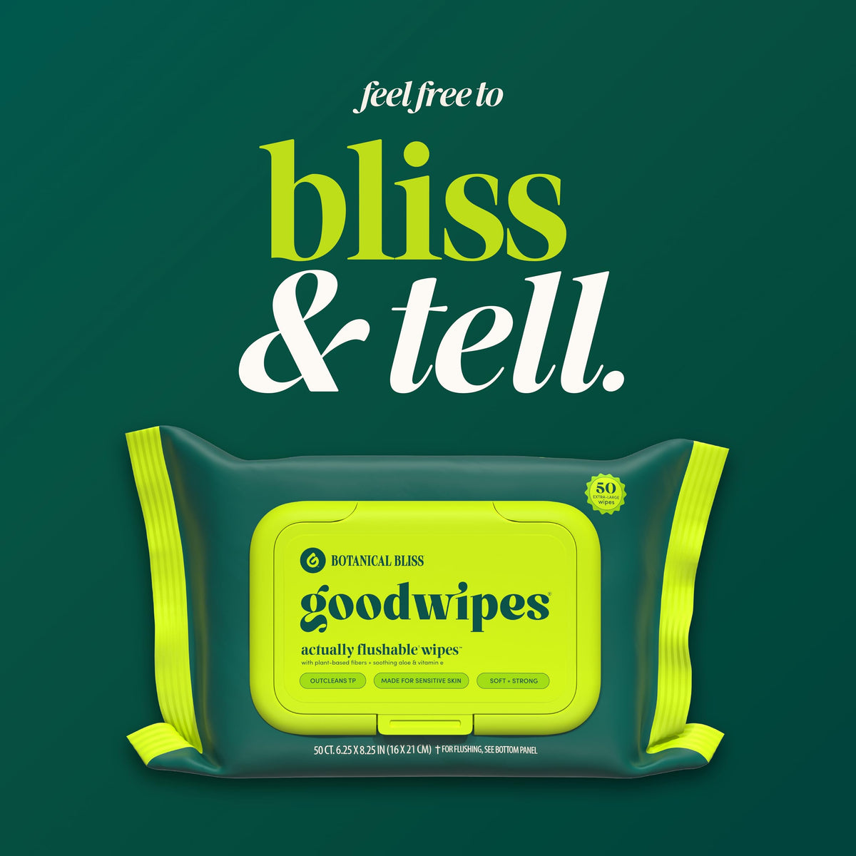 Flushable Wipes (150 Count)