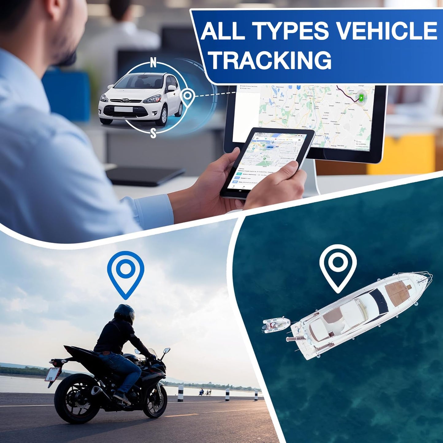 REWIRE SECURITY DB2-4G GPS Tracker for Vehicles – Real-Time Vehicle Tracking Device for Car, Van, Motorhome | Easy Battery Install | Live App Tracking | 4G Fleet Tracking | Low Cost Plan | Free Trial