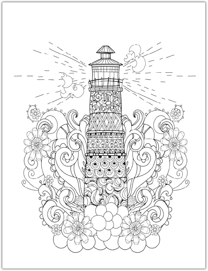 ZOCO Oceans Coloring Book Bundles – 10 Bulk Pack with Pencils – Mindfulness Gifts for Adults, Seniors, Teens, Kids – Great for Wellness Programs, Group Activities & Assisted Living