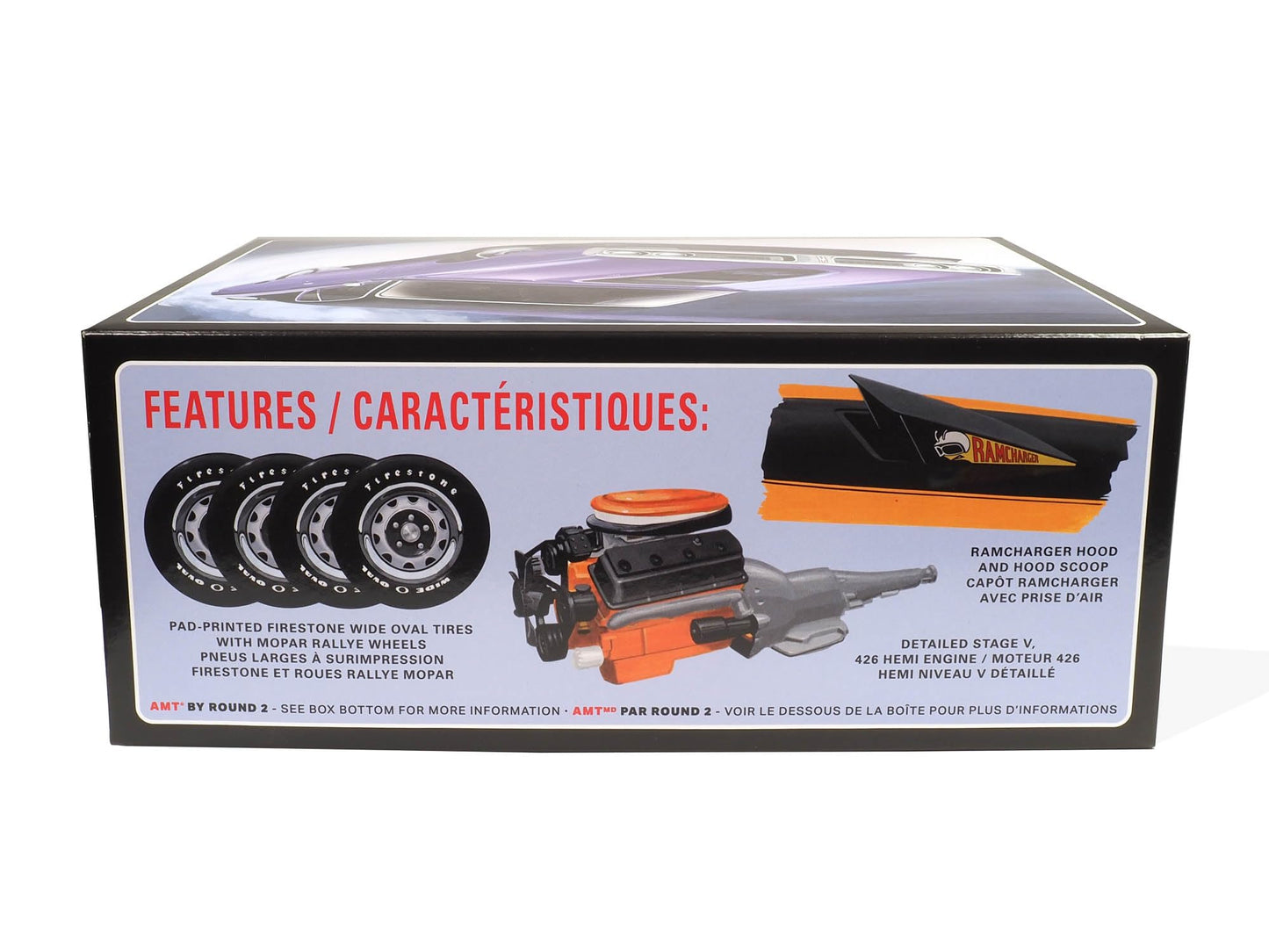 AMT 1971 Dodge Hemi Charger R/T 1:25 Scale Model Kit