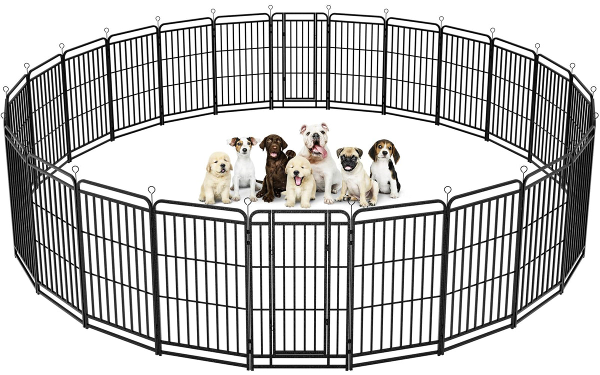 Kfvigoho Heavy Duty Dog Playpen 12 Steel Panels 47" Height