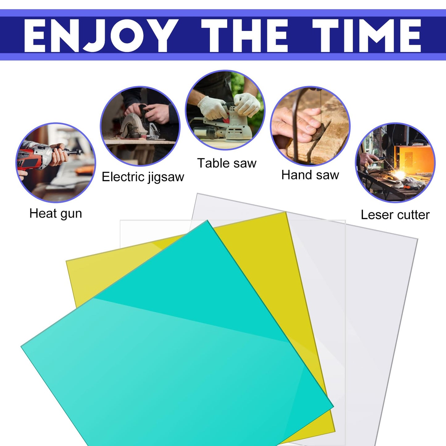 Deylixay 2Pack 1/8 Thick 12 X 12 Inch 3mmc Green Acrylic Sheets for Laser Cutting, Engraving,Badges, UV Printed Signs, Home Decor, Crafts and Creative DIY Projects Plexiglass Sheets