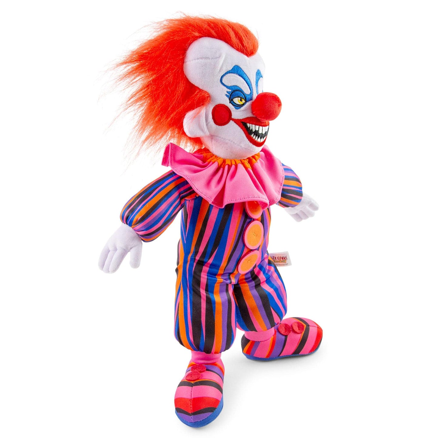 Killer Klowns from Outer Space Rudy 14-Inch Collector Plush Toy, Large Soft Stuffed Animal | 80s Horror Movie Collectibles