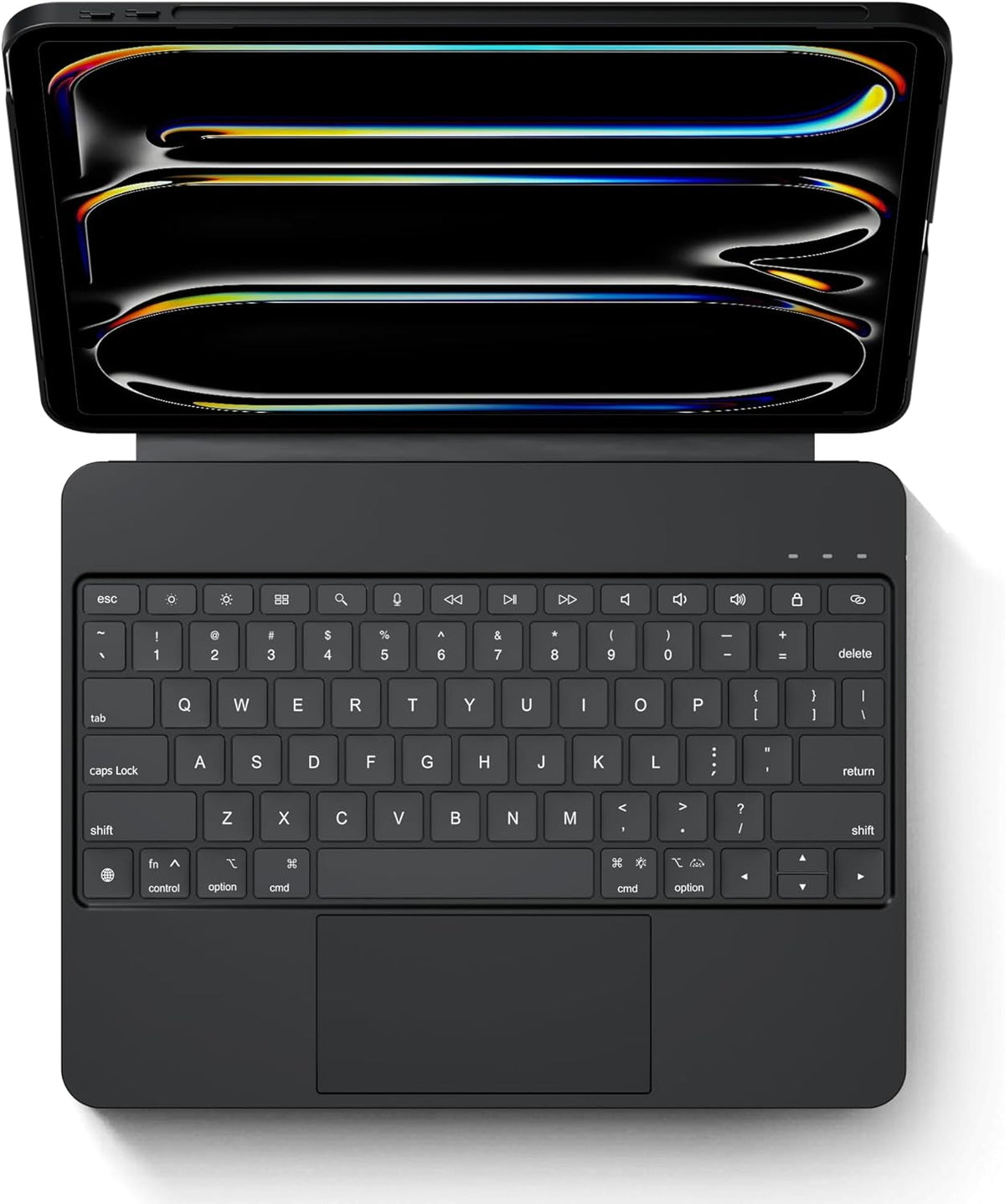 Detachable Keyboard Case for Apple iPad Pro 13 inch (M4) 2024: Wireless Backlit Keyboard with Trackpad, Magnetic Protective Cover