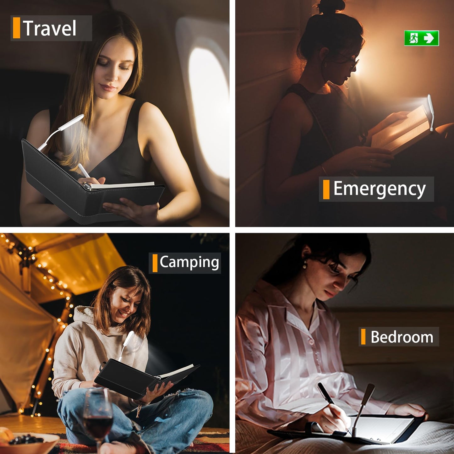 Electmagic 2026 Planner,Personalized Notebook with Power Bank &15W Wireless Charger,Travelers Notebook with Light, Refillable Notebook,Professional Notebook for School.