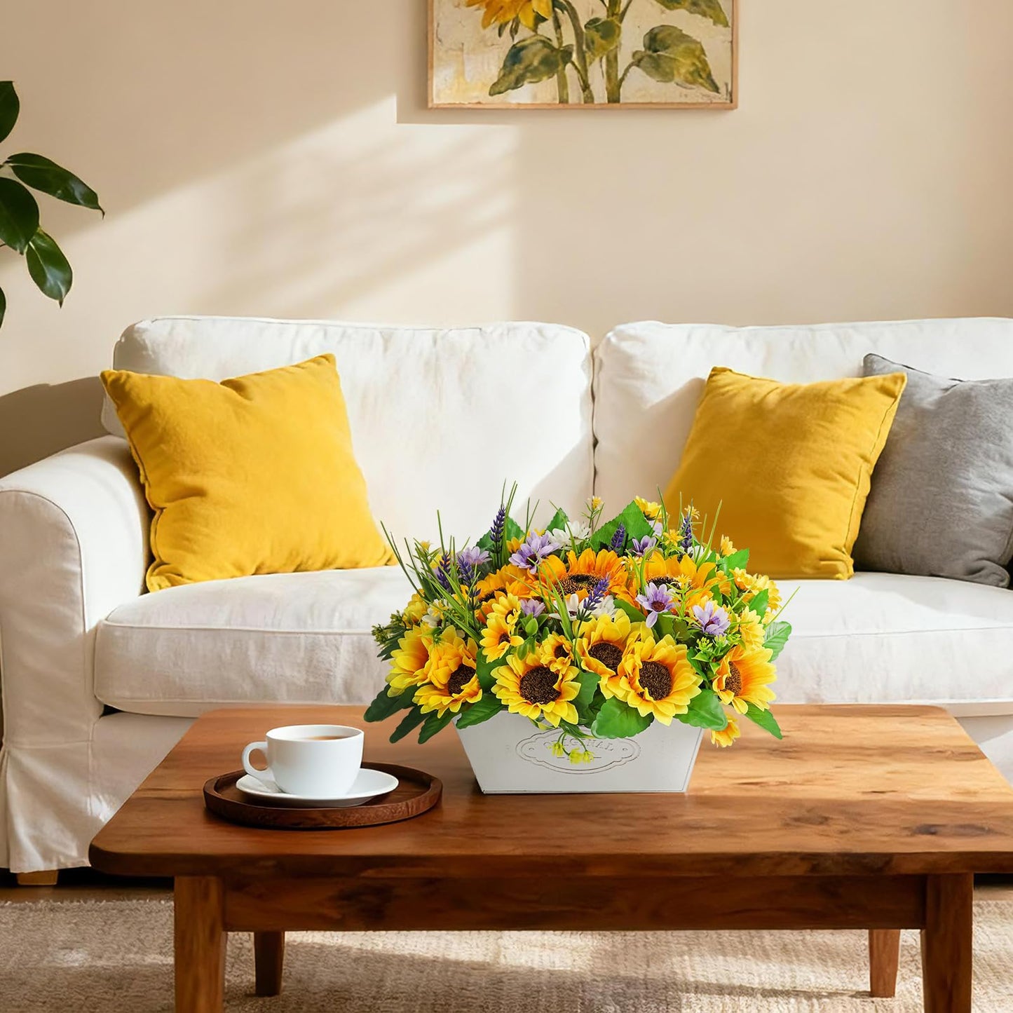 Scawim Pre-Made Flower Table Centerpieces