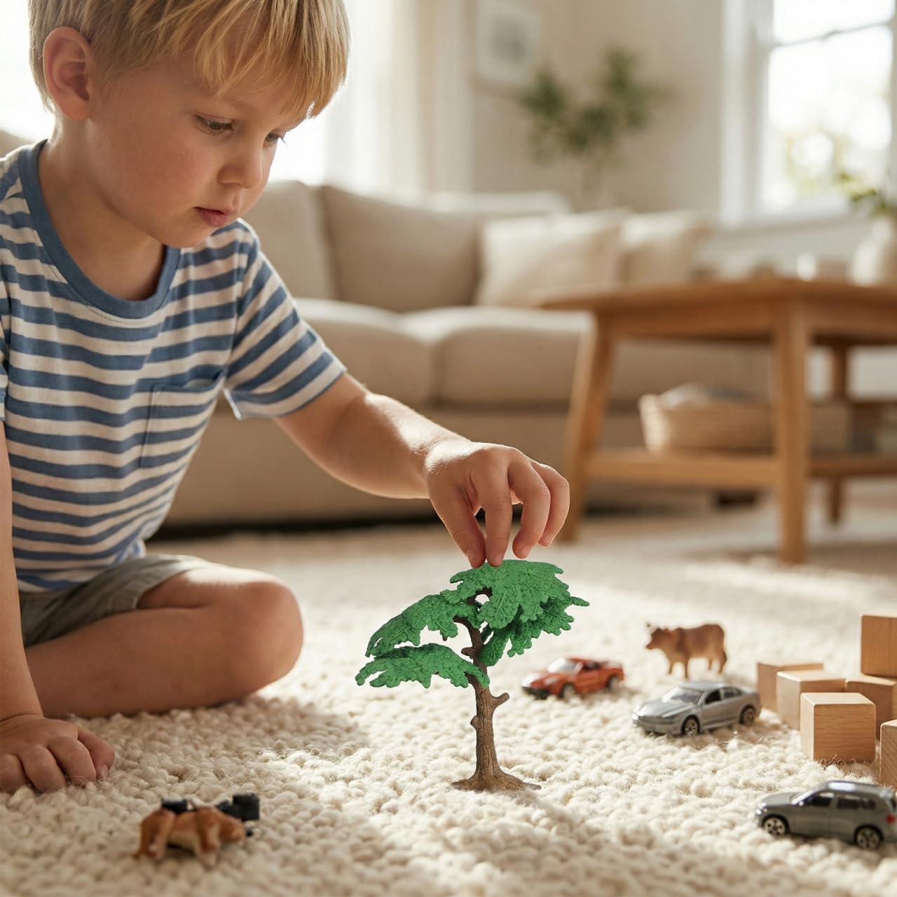 NUOBESTY Model Trees, 3pcs Mini Pine Tree Cypress Model Train Scenery Architecture Trees Fake Trees Model Diorama Tree for Landscape, Sand Table, Dollhouse Decor