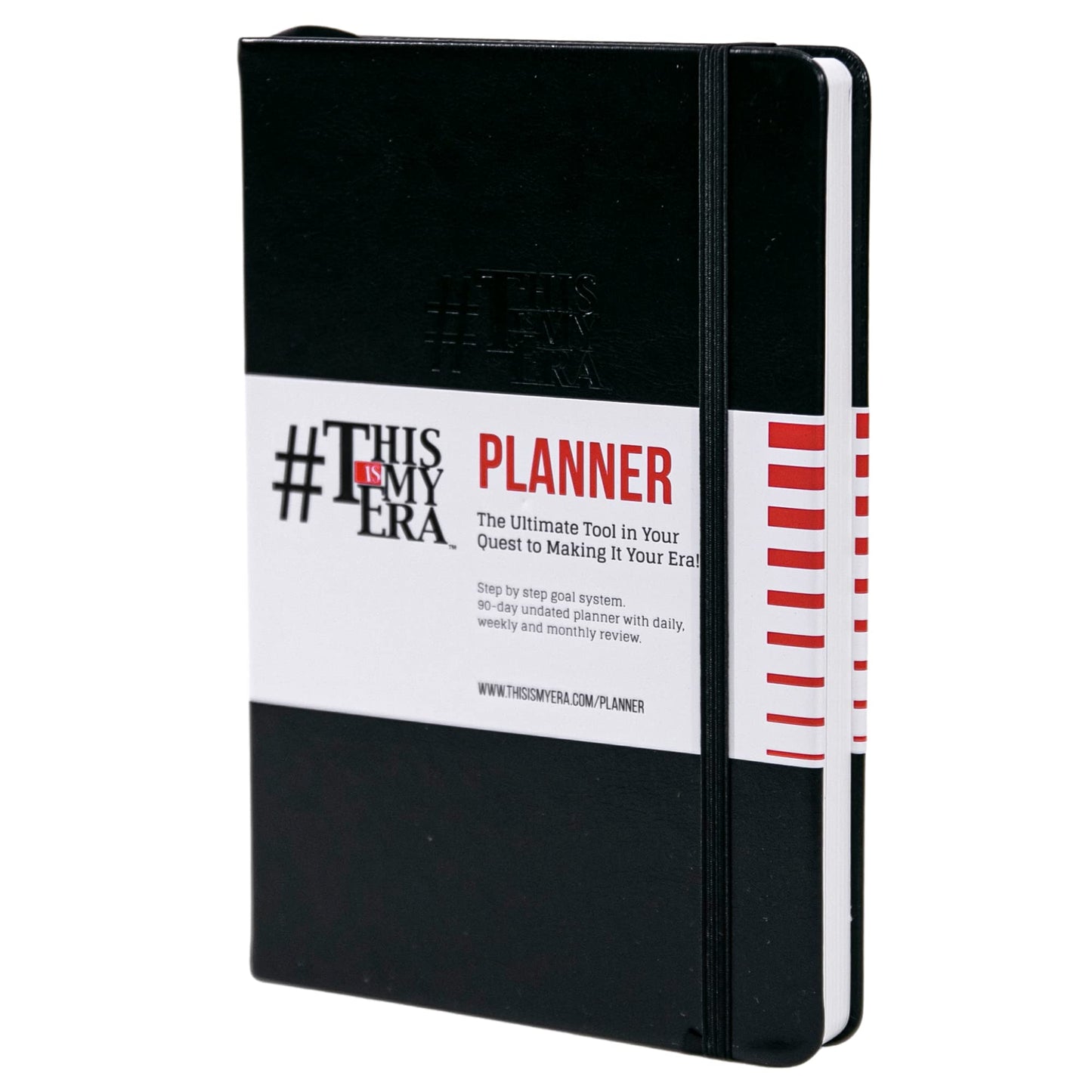 This Is My Era, 90 Day Planner, 2026 Daily Planner Undated, Weekly Planner, Hourly Planner, Work Planner, Goal Productivity Planner, Leather, Hard Cover - Black