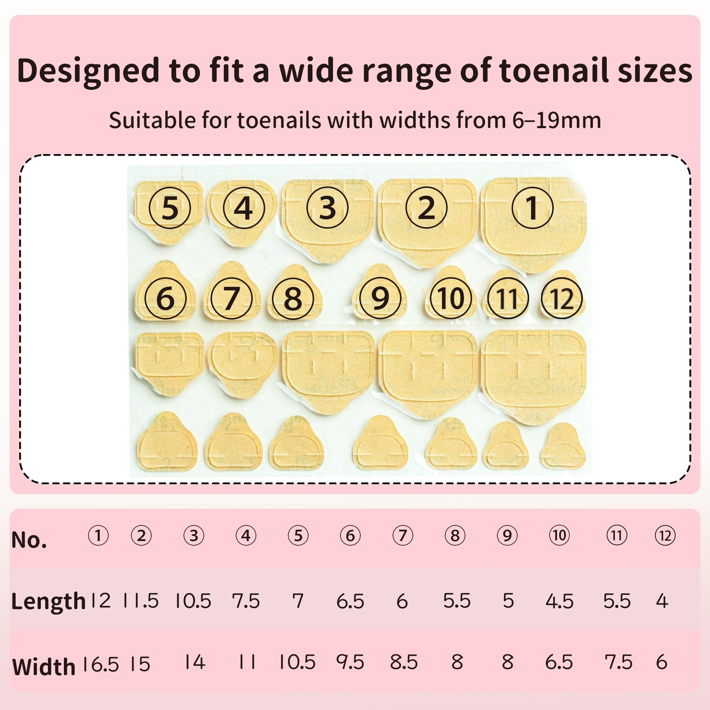 Sun&Beam Nails Adhesive Tabs 25 Sheets for Press On False Nail Tip Gel Glue Double Sided Tape Stickers Waterproof Transparent Strong Sticky (for Foot 25 Sheets)