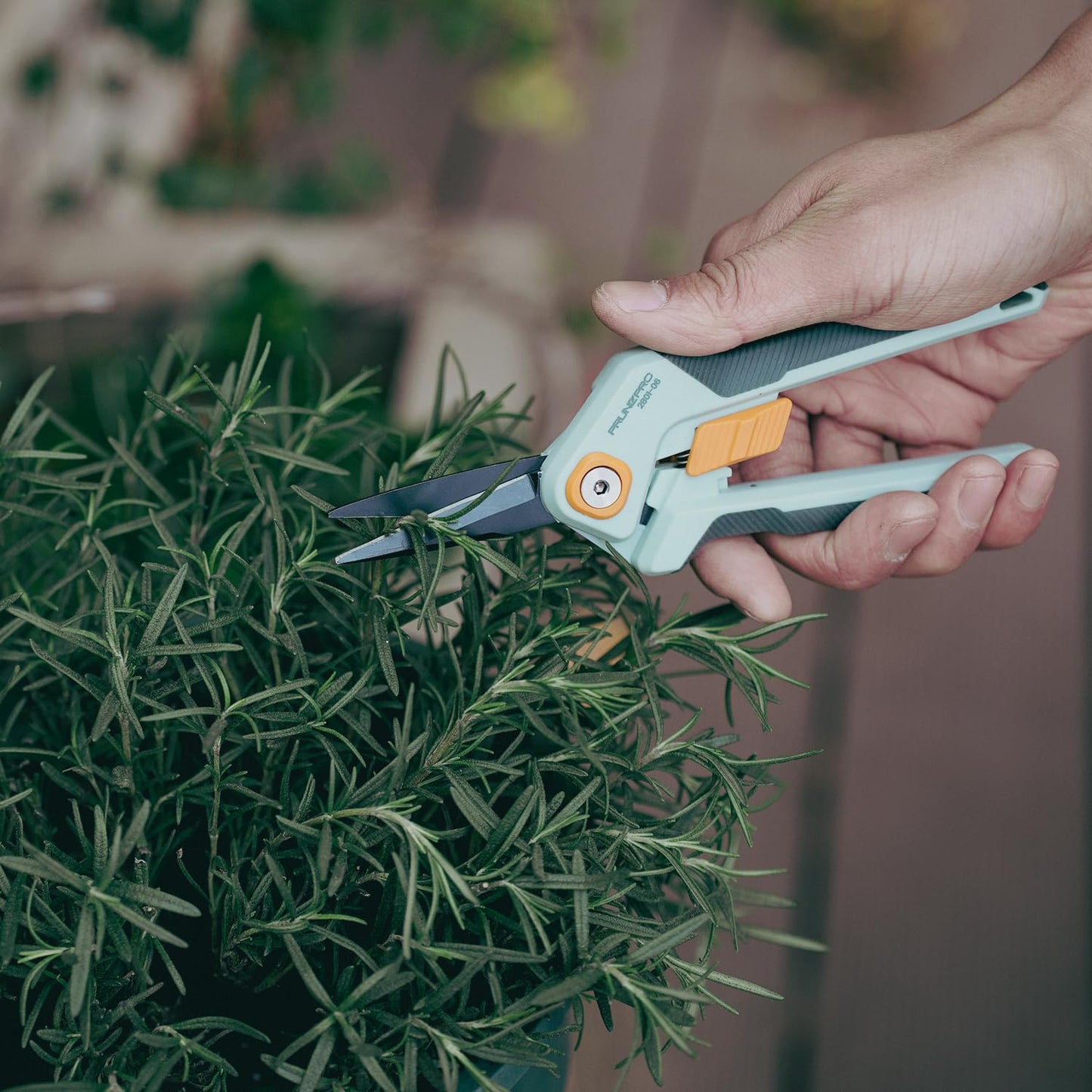 PrunePro Garden Scissors Pruning Shears Sharp Stainless Steel Non-Stick Teflon Coating Blade for Precise Cuts Garden Snip Bonsai Clippers for Plants Rose Flower 2 Pack