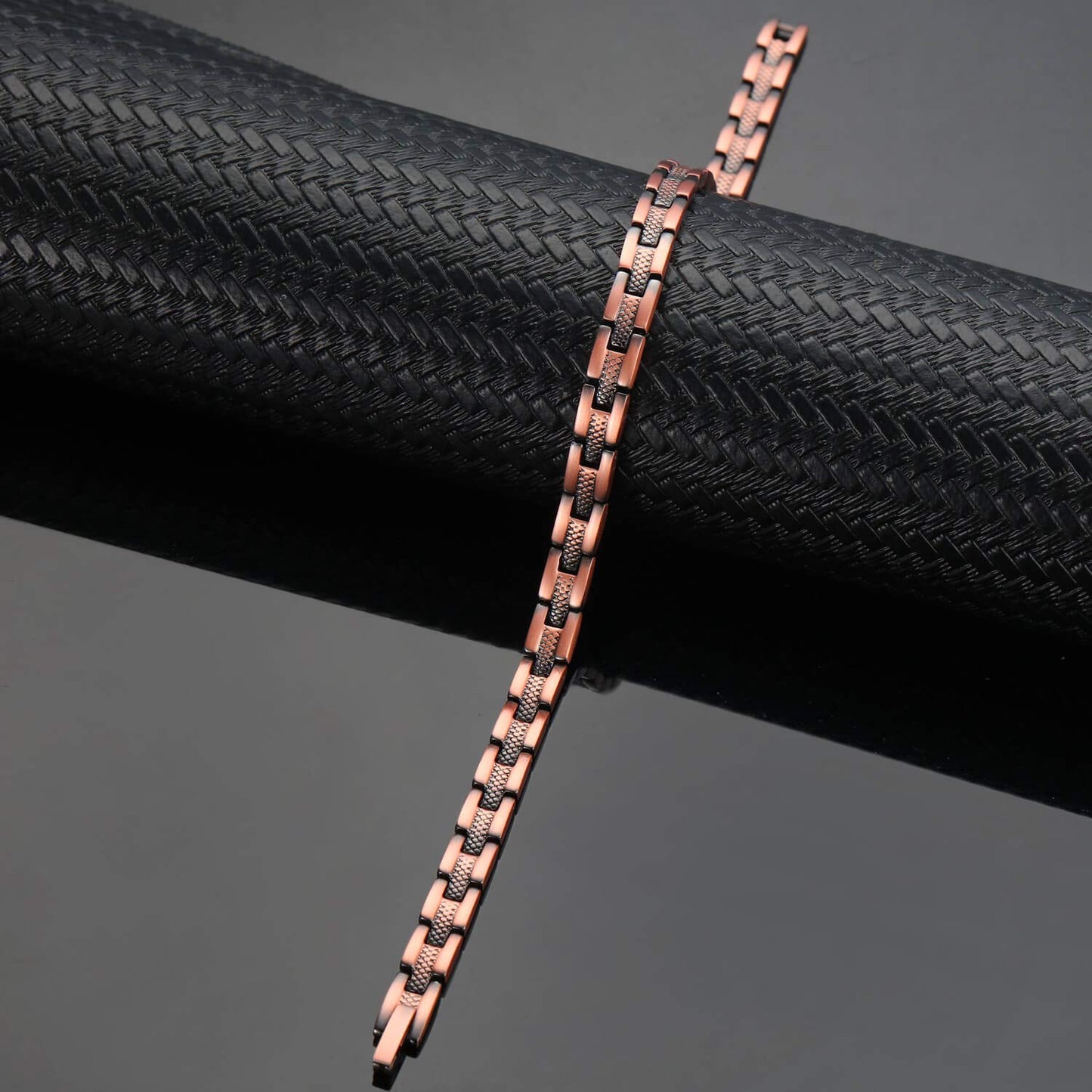 MagEnergy or Women 99.9% Pure Copper Magnetic with Ultra Strength Magnets 9.8 Inch Adjustable Gift (Wheel Pattern)
