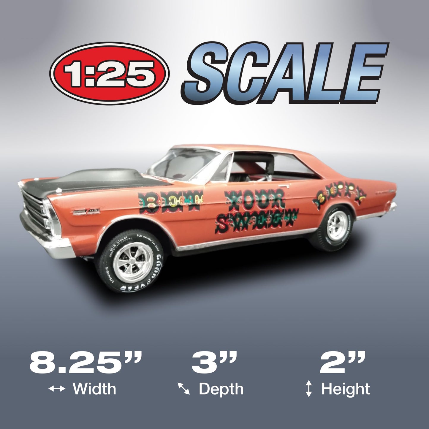 AMT 1966 Ford Galaxie Sweet Bippy 1:25 Scale Model Kit
