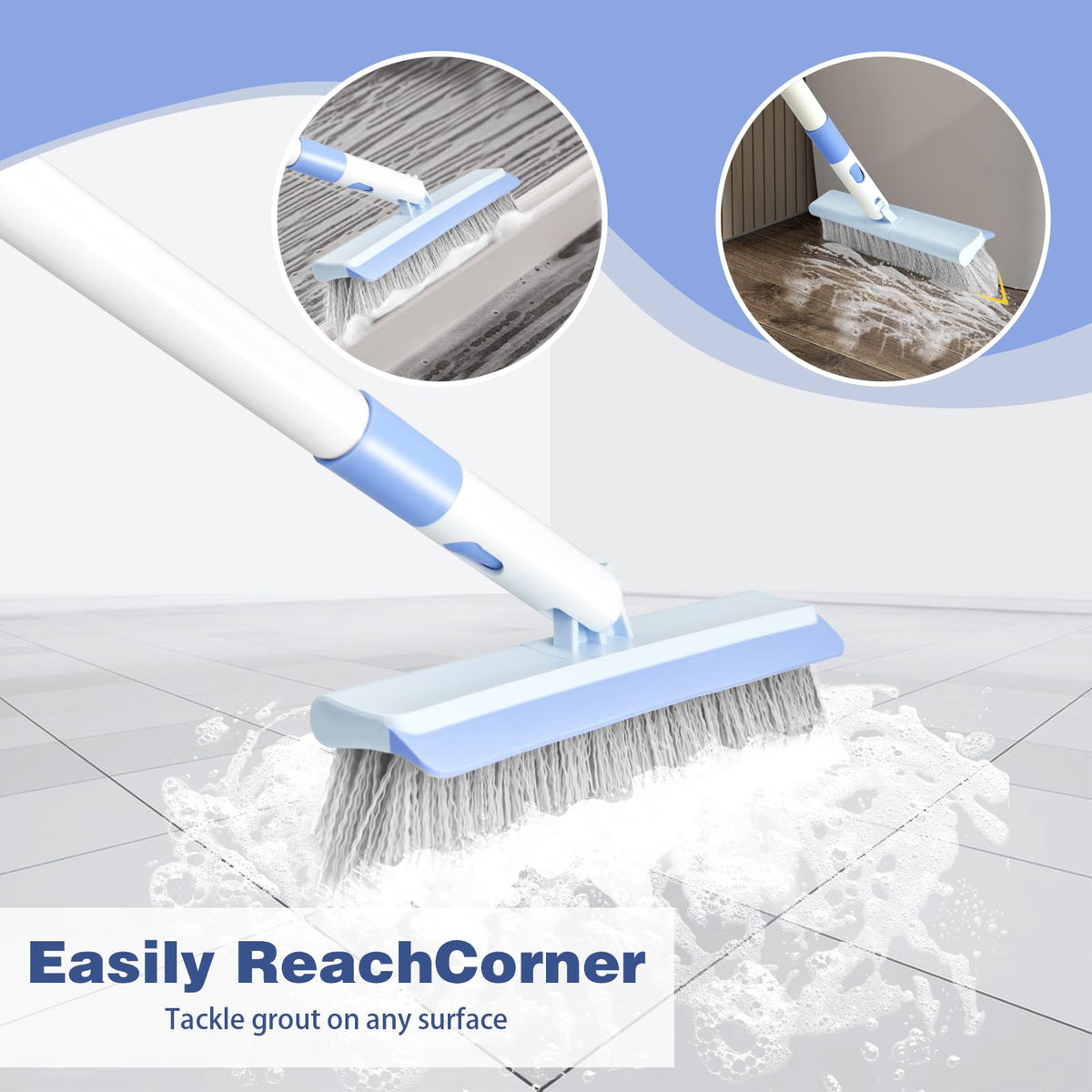 Floor Scrub Brush and V