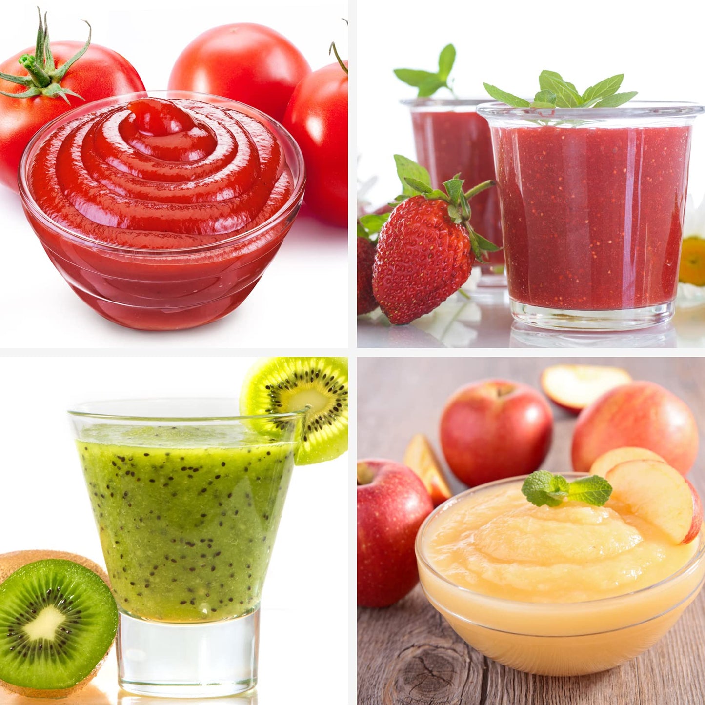 Fruit & Vegetable Strainer Attachment Set for KitchenAid Stand Mixer, Includes Food Grinder Attachment with Sausage Stuffer Tubes and Juicer Auger, Meat Grinder Attachment for KitchenAid by InnoMoon