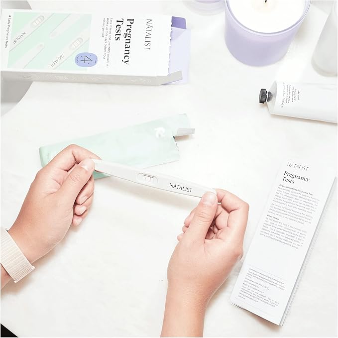 Natalist Pregnancy Tests Early Home Detection Kit for Women - Clear & Accurate Rapid Results Ease Your Mind up to 5 Days Before Missed Period - 4 Count (1)