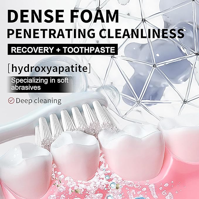 2PCS 7.5% Hydroxyapatite Toothpaste for Advanced Enamel Protection,Appropriate for Sensitive Teeth,Gentle and Effective Formula,Fresh Mint,4.23 oz