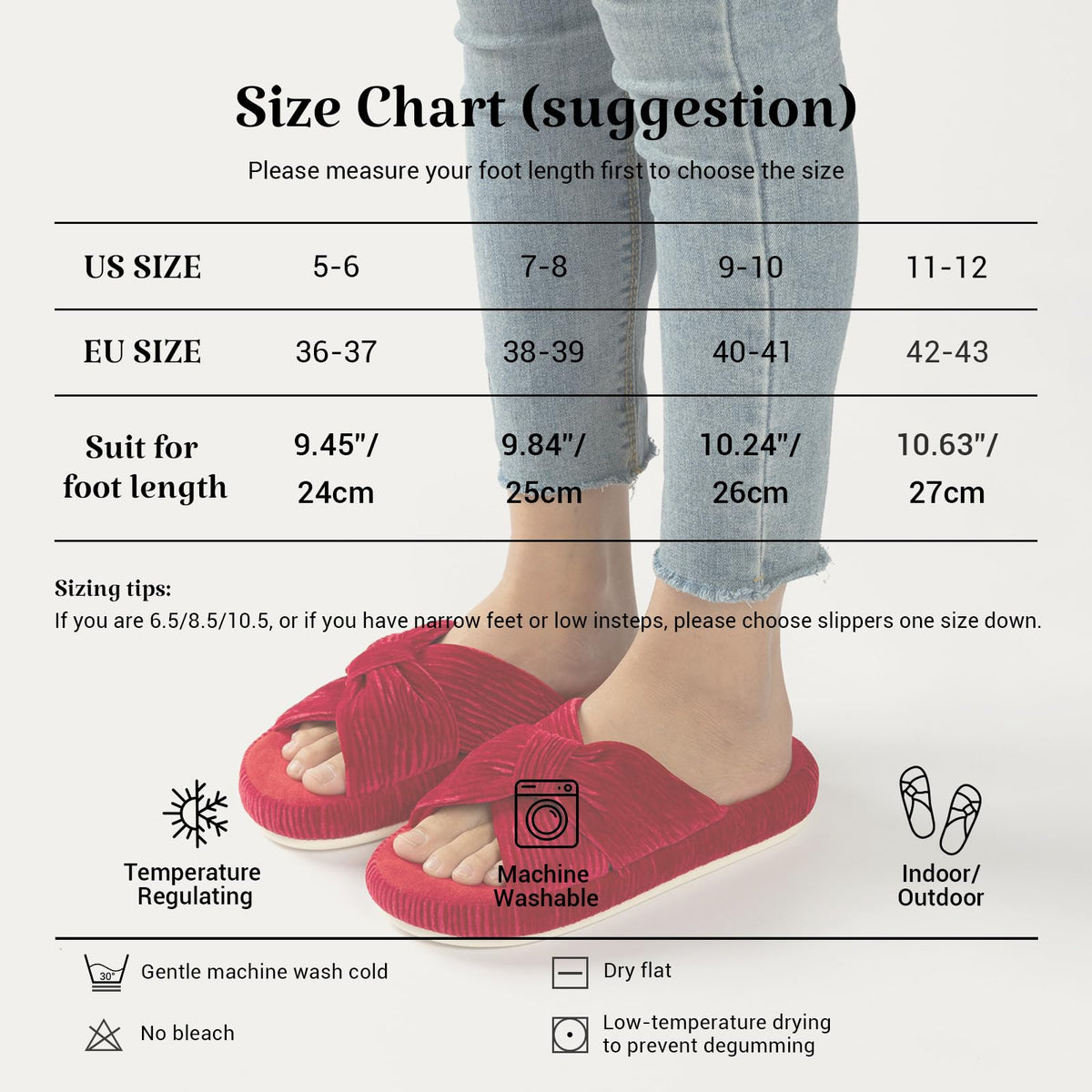 Slippers for Women Memory Foam House Bedroom Bow Crossbands Pearlescent Slipper Shoes Comfy Trendy Gift Slippers Red Size 5 6 5.5