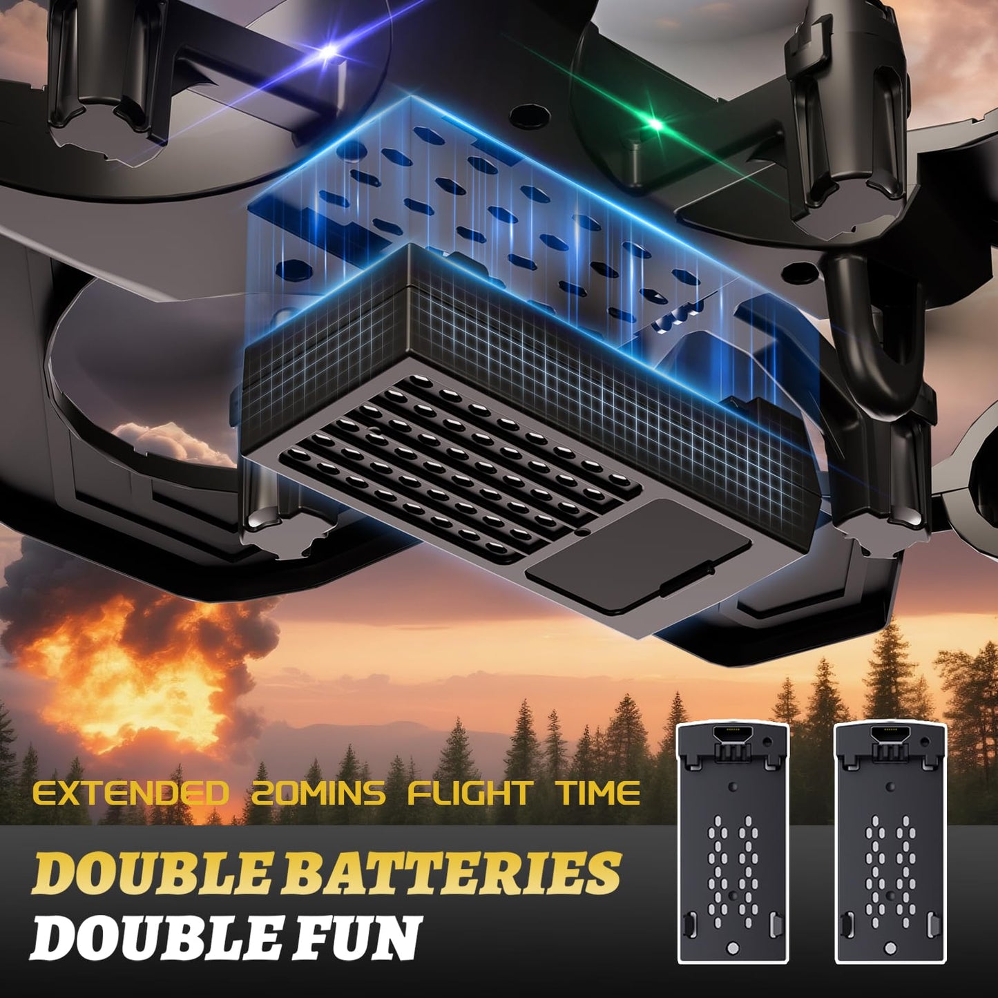 4DRC RC Planes Remote Control Airplanes for Kids, Foam Remote Control Planes for Kids Adults Beginners, Remote Control Helicopter Fighter Jet Drones for Kids Adults, 360° Flip Easy to Fly