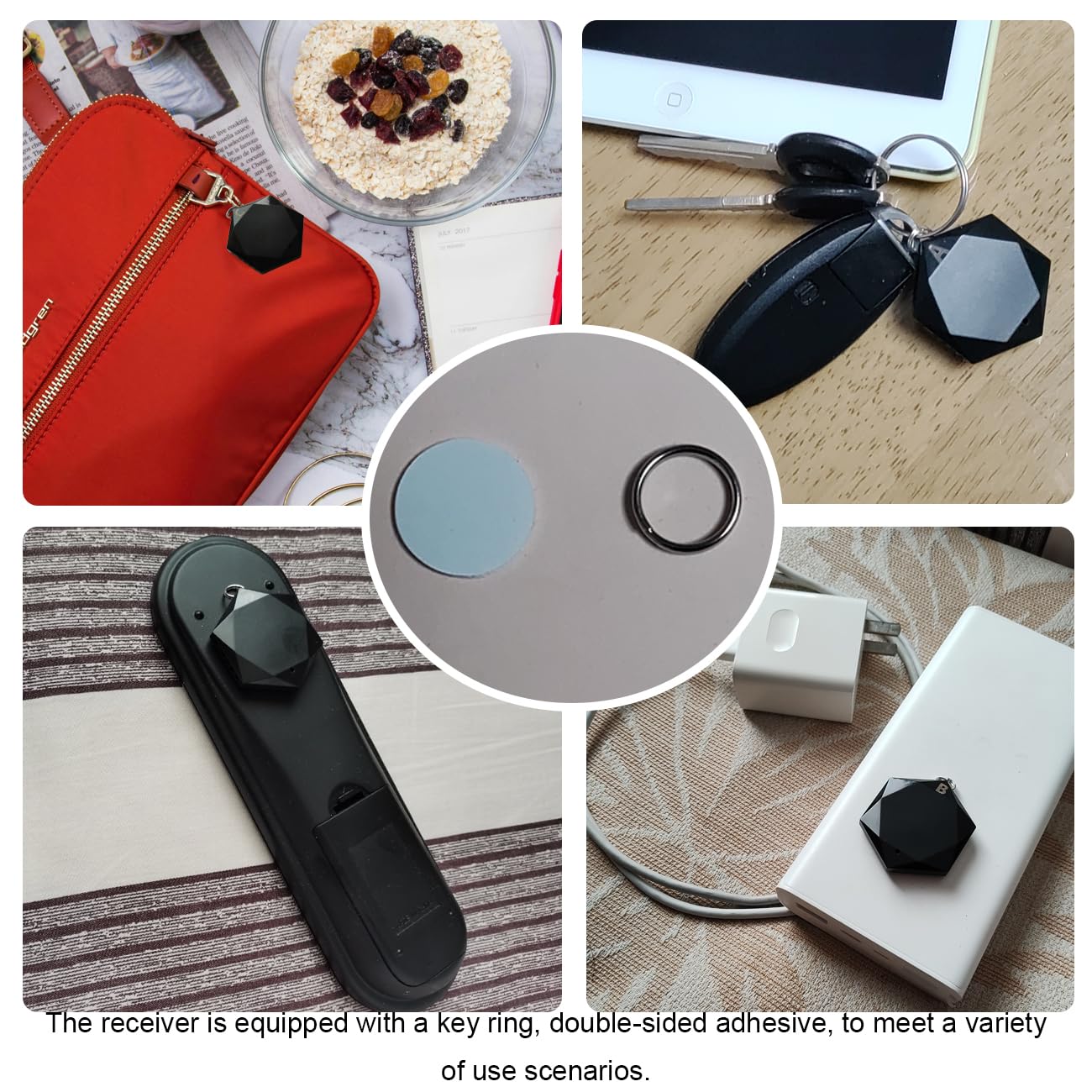 Remote Control Finder Locator with Sound,115ft Range 85db Key Finder,Use for Looking Key,Tv Remote,Phone Charger,Wallet,Bag