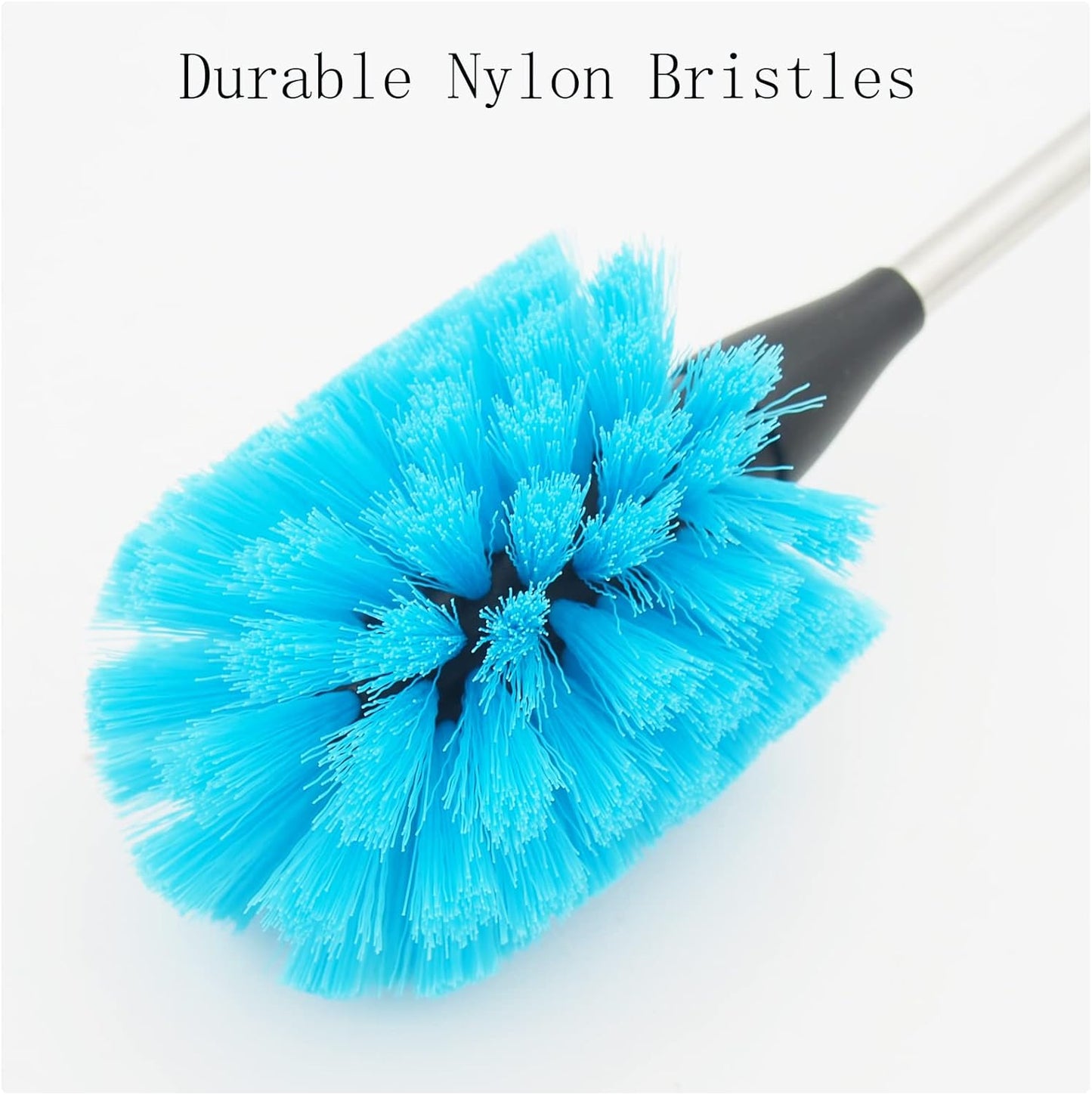 Water Bottle Brush Stainless Steel Long Handle Bottle Cleaner Scrubbing Brush for Cleaning Sports Bottles, Baby Bottles, Cups, Coffee Mugs, Glasswares, Wine Decanters, Flask, Vase, and Kitchen Sink