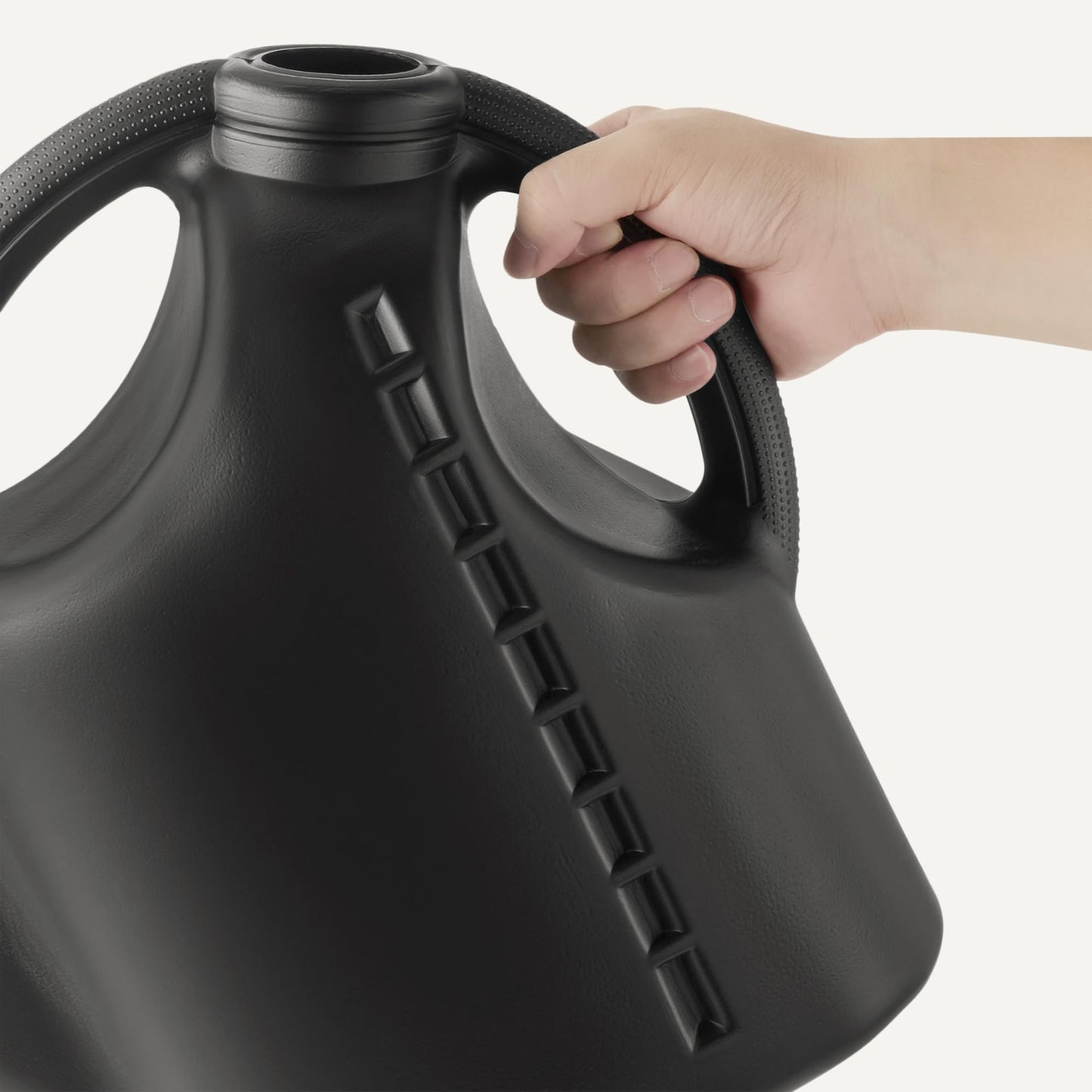 Amazon Basics, Watering Can, Black, 2.64 Gallon Capacity