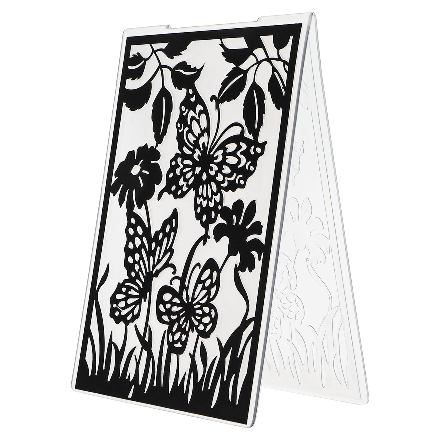 Hedume 16 Pieces Embossing Folders, 5.9" x 4.1" Embossing Machine Template Paper Card Folder, Classic Style Plastic Template Cards for Card Making, DIY Flower Scrapbook, Photo Album, Craft Decoration