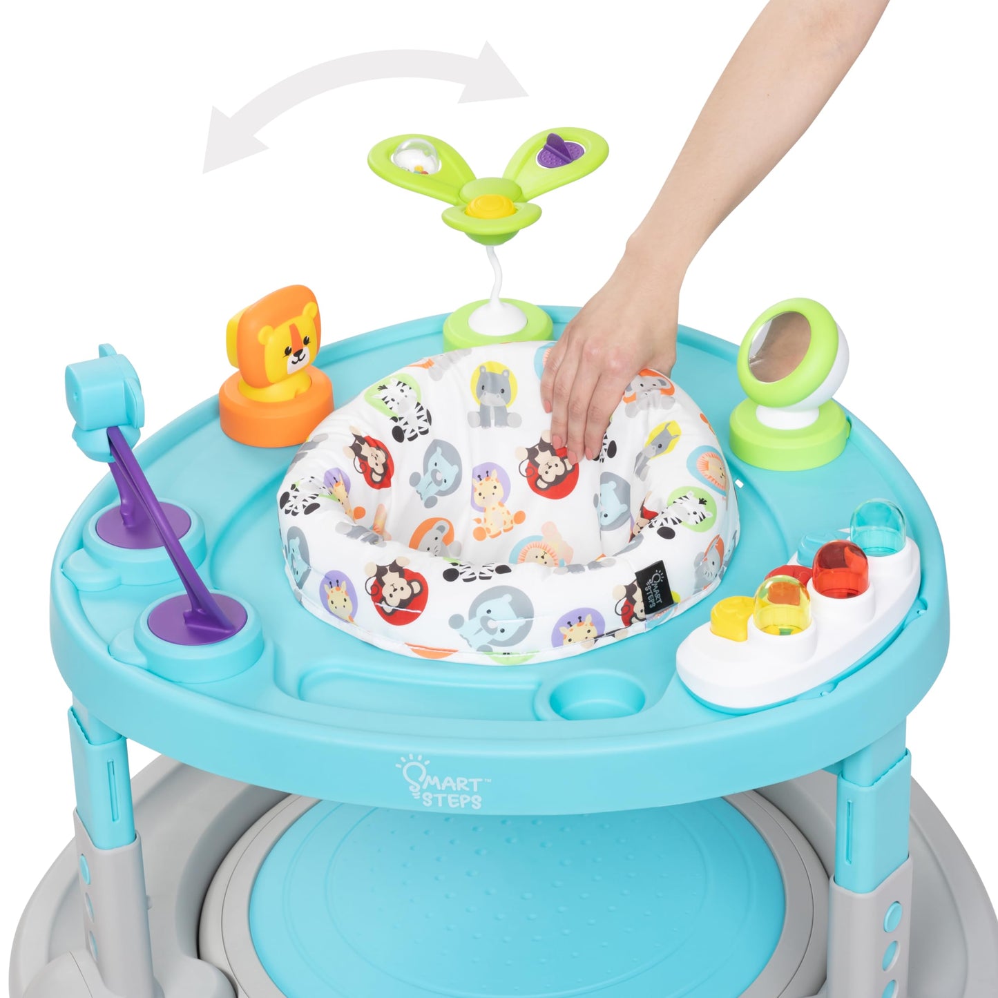 Smart Steps® Bounce N' Glide 3-in-1 Activity Center Walker, Jungle Life
