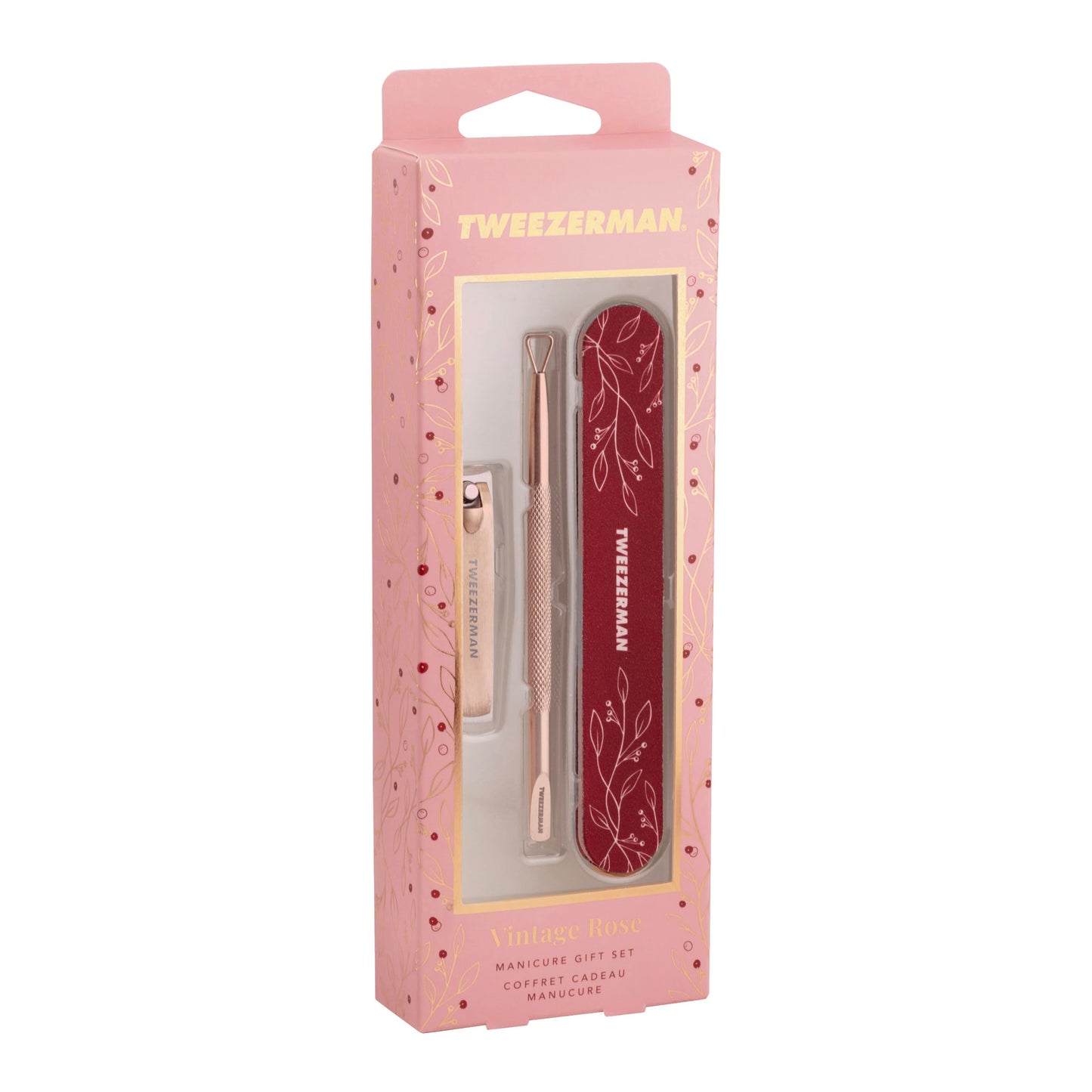 Tweezerman Vintage Rose Manicure Gift Set