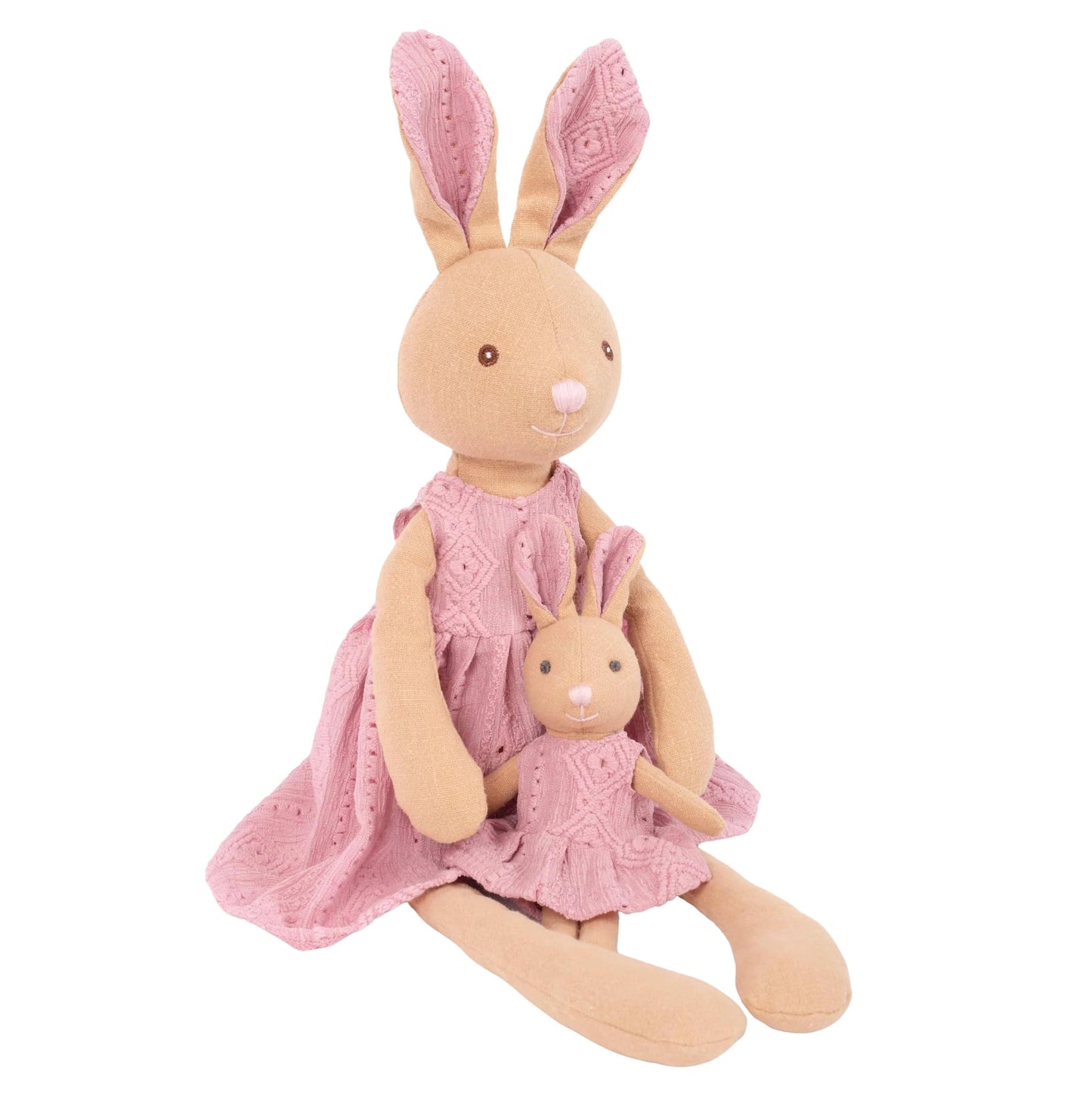 LEVLOVS Mom and Baby Rabbit