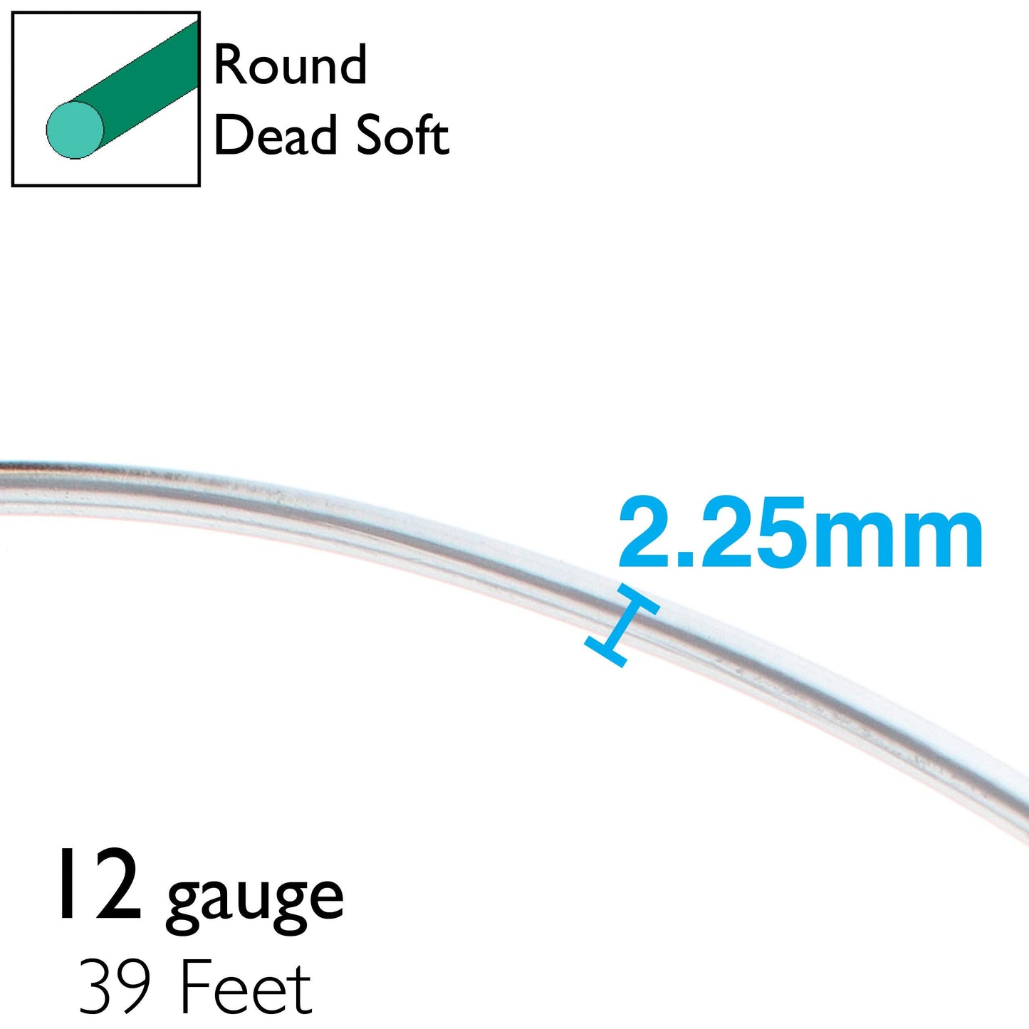 The Beadsmith Anodized Aluminum Wire – 12 Gauge – 39 feet – Silver Color – Bendable Craft Wire Used to Jewelry Making, Wire Wrapping, Sculpting, Floral, Modeling and Other DIY Arts & Crafts