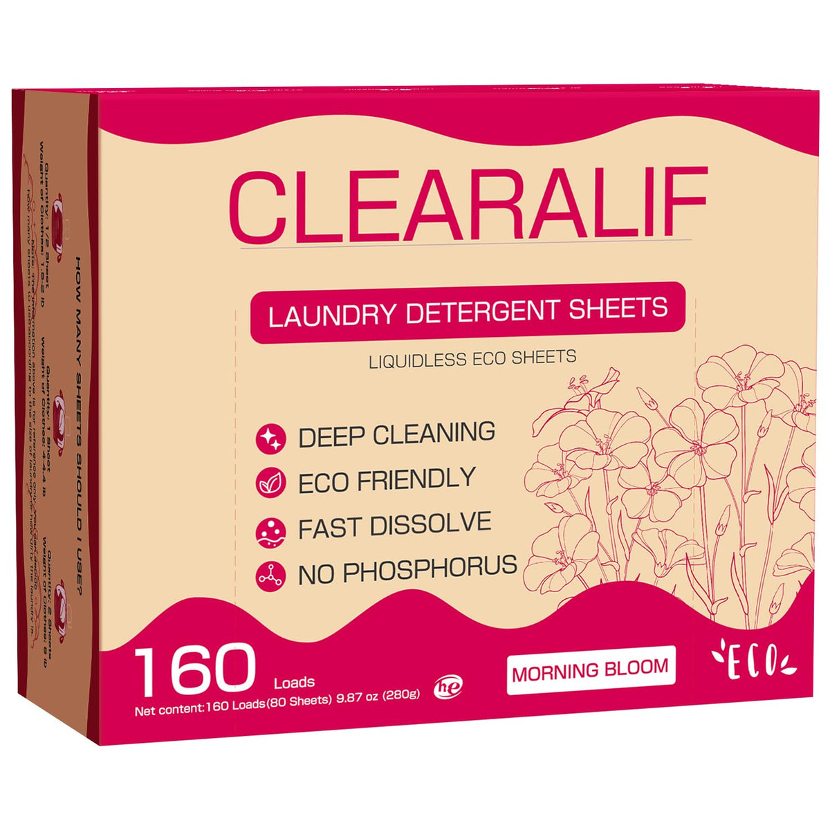 Laundry Detergent Sheets (80 Count)