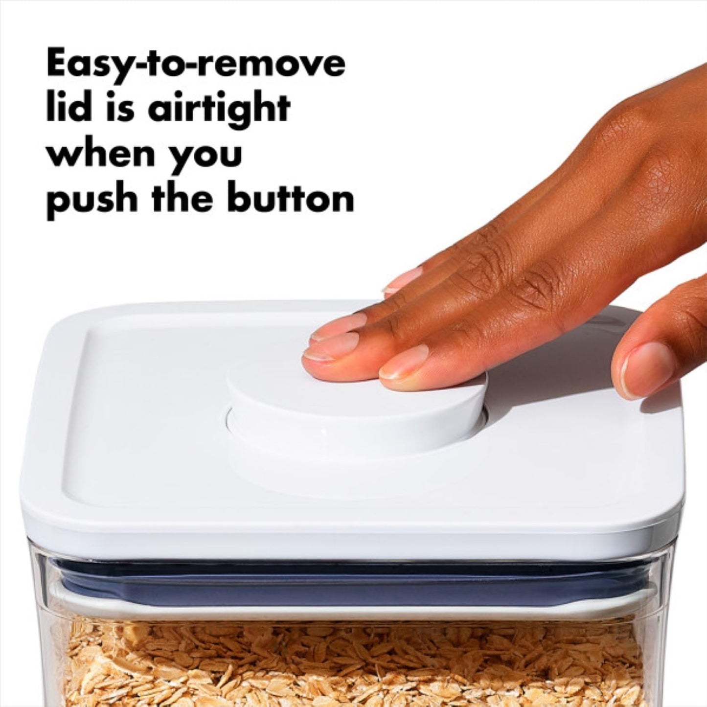 OXO Good Grips Pop Container - 4.4 Qt/4.2 L, Airtight Food Storage Containers