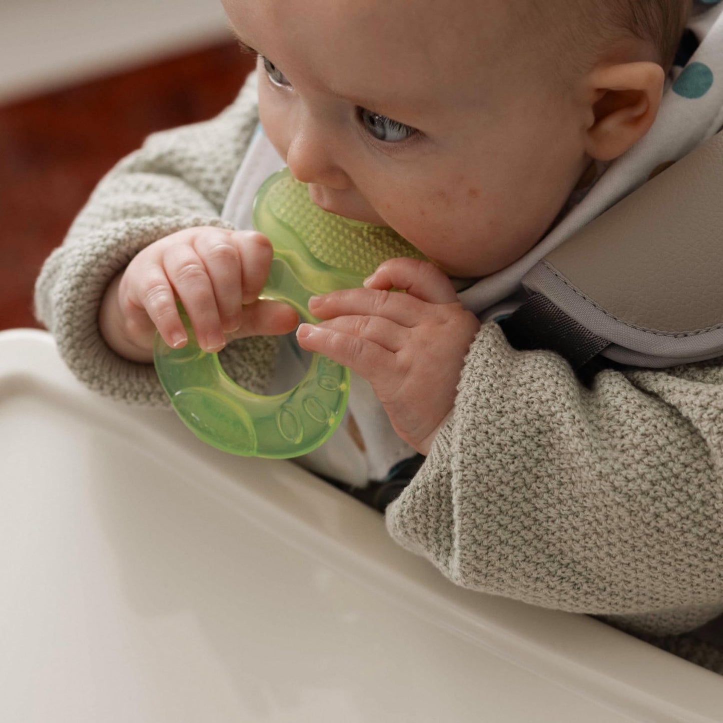 Nuby Three Step Teether Set | 3 Pack | 3m+ | Soft and Hard Teething Surfaces (Pack of 6)