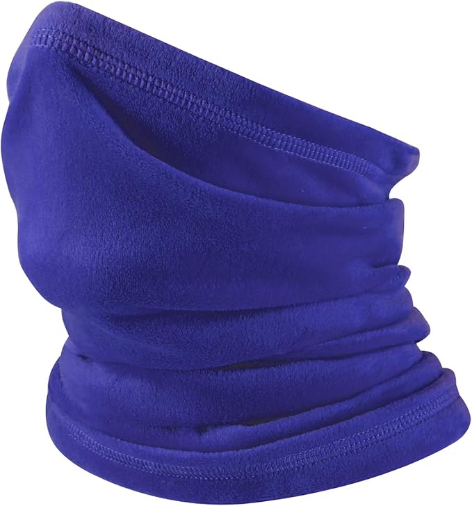 Polar Fleece Neck Warmer - Windproof Winter Neck Gaiter Cold Weather Face Mask For Men Women - 1 Pack