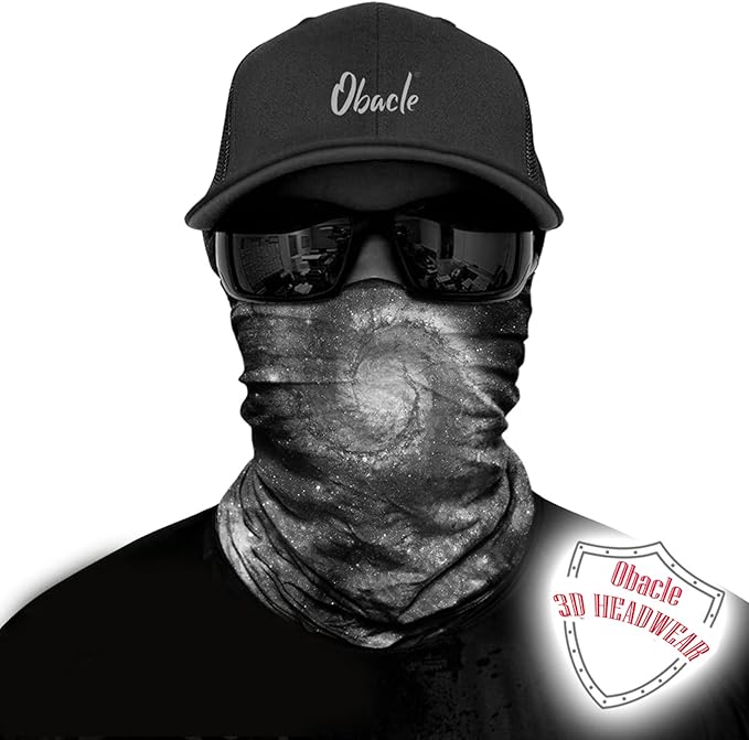 Obacle Neck Gaiter Face Mask Bandana for Dust Wind Sun Protection for Men Women
