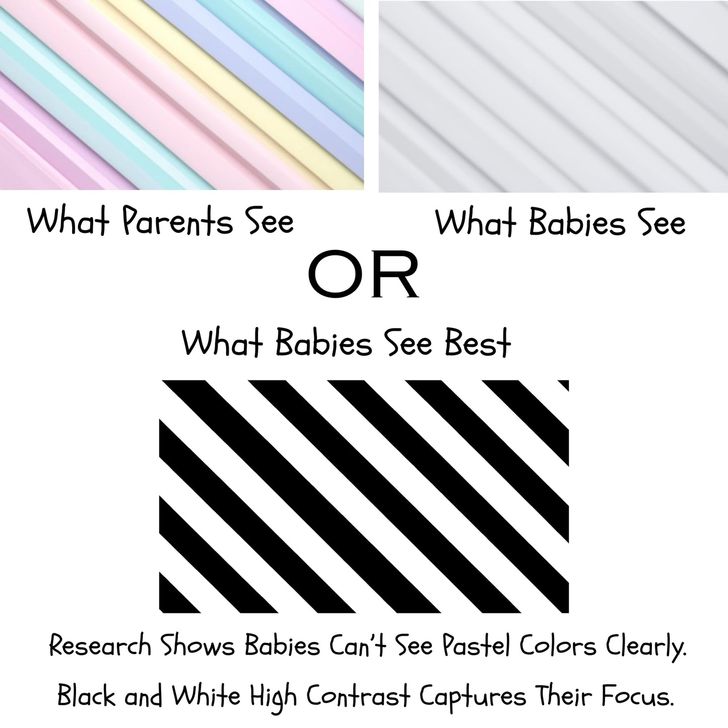 Baby Tummy Time Mat – High Contrast Black White Red Sensory Play Blanket for Newborn Visual Development, Infant Floor Play Area with Sherpa Backing, 50” x 60”
