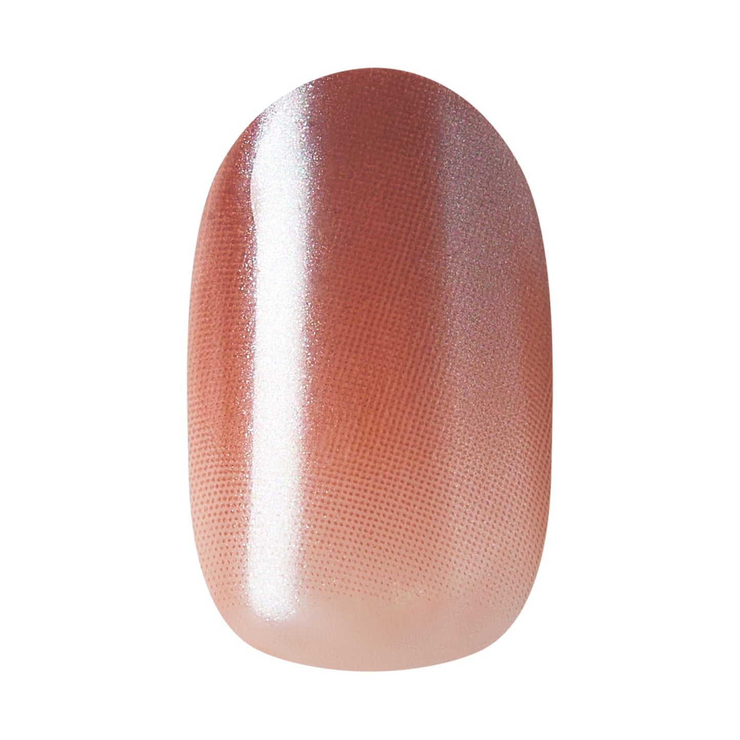 Kiss Impress No Glue Mani Press On Nails, ColorFX, 'Blissful Radiance', Brown, Short Size, Oval Shape, Includes 30 Nails, Prep Pad, Instructions Sheet, 1 Manicure Stick, 1 Mini File