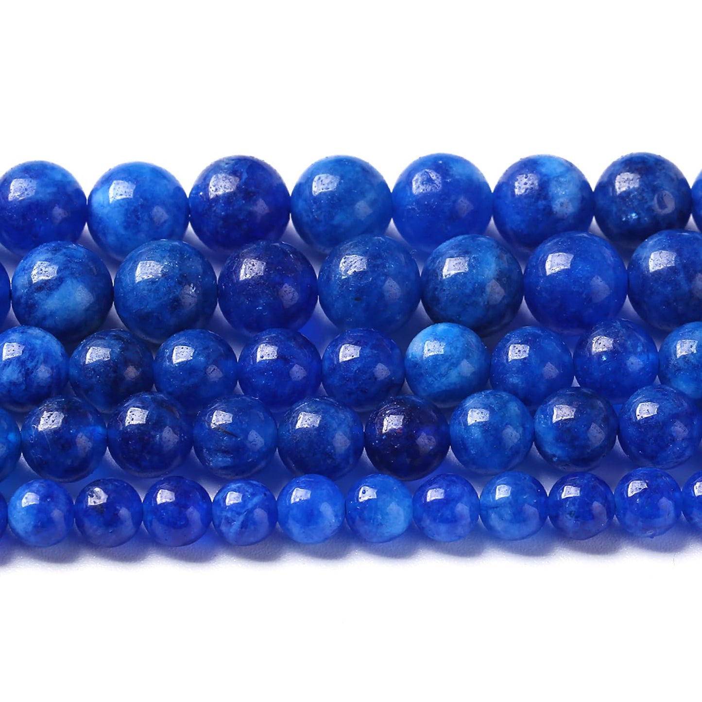 8mm 45pcs Kyanite Jade Stone Round Loose Beads for Jewelry Making DIY Bracelet Necklace