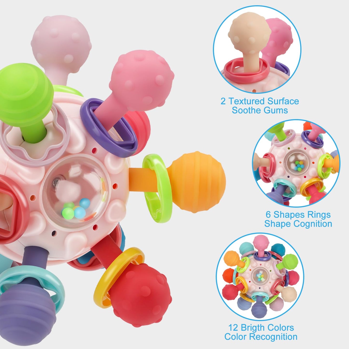 Baby Sensory Toy + Baby Stuffed Musical Caterpillar