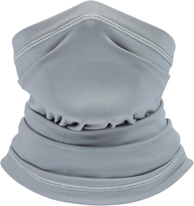 UV Protection Cooling Neck Gaiter Face Mask Scarf for Men - Windproof Neck Cover Bandana Neck Warmer Mask