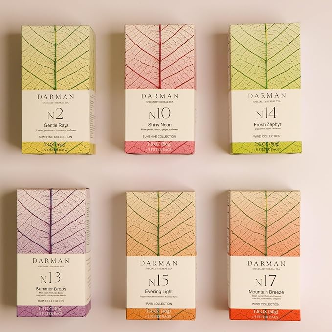 Armenian Herbal Tea N14 “Fresh Zephyr” – 1.75 oz | Handpicked Mountain Herbs with Apple, Peppermint & Cardamom | Premium Gift Box Blend for Relaxation and Wellness