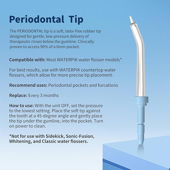 Replacement Heads for Waterpik, Replacement Picks for Water Pik Water Flosser (10 Tips)