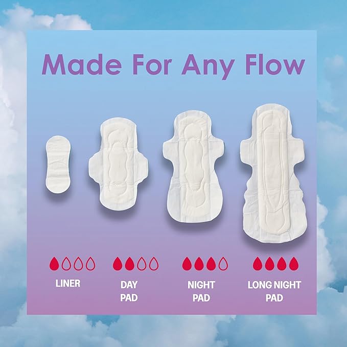 August Regular & Super Cotton Menstrual Pads, 36 (18+18) Ultra Thin Pads with Wings, Hypoallergenic Sanitary Napkins with Organic Cotton Topsheet, Compostable Wrapper, Non-Toxic, Fragrance-Free