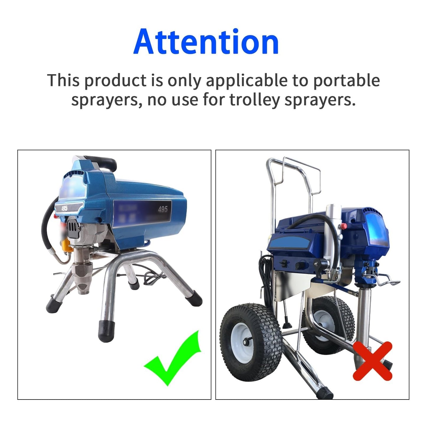 Reflux Line Replacement Parts for Airless Paint Sprayer Accessories ，Compatible with Graco 390 395 490 Airless Spraying Machine ，Paint Sprayers Tool Parts