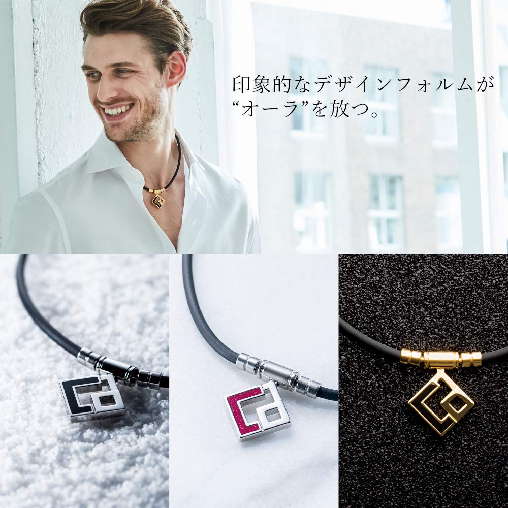 Colantotte TAO Necklace Aura Black×Black 47cm Japan Import