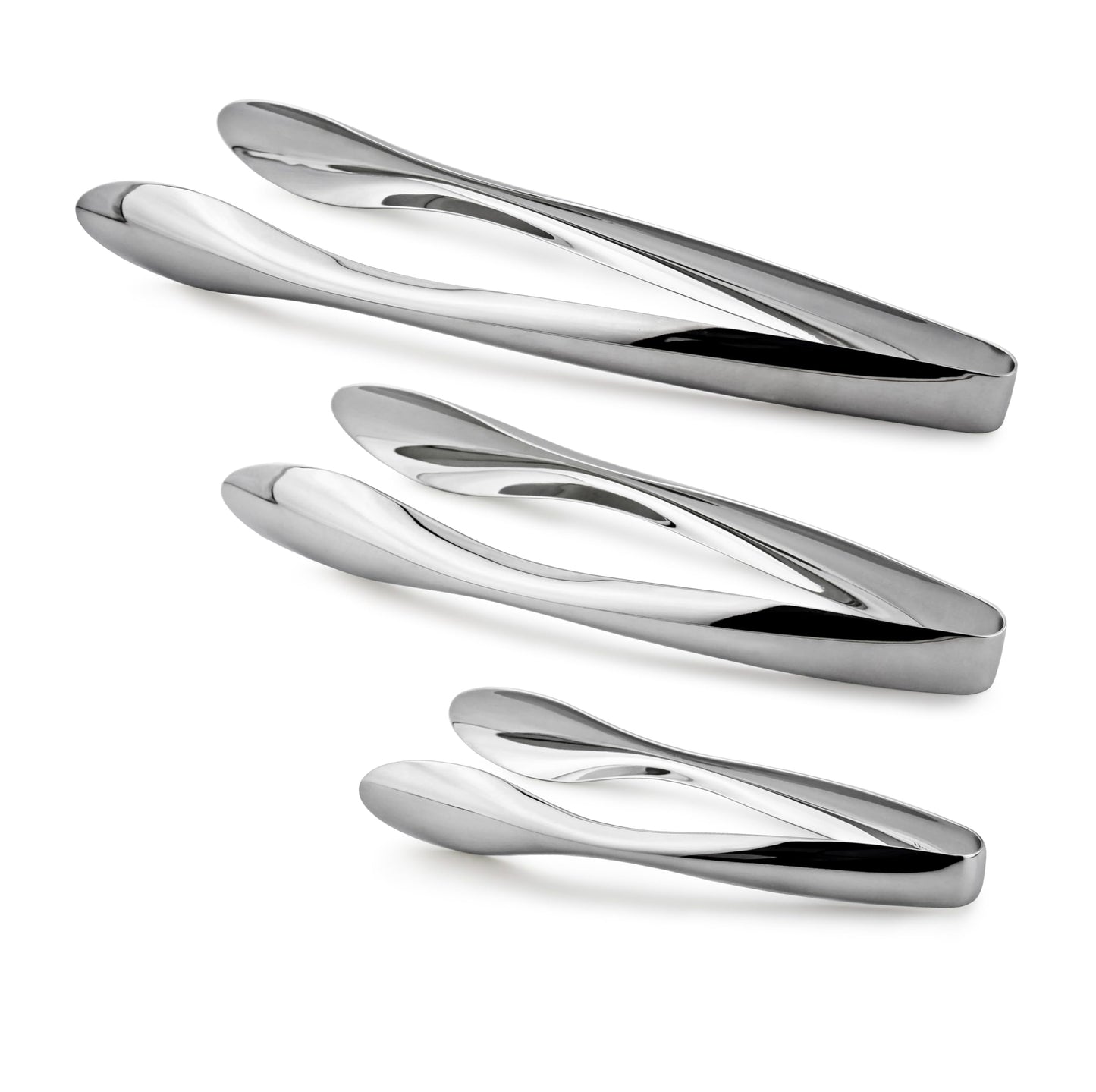 Cuisinox Polished Stainless Steel Serving Tongs, 9.5"