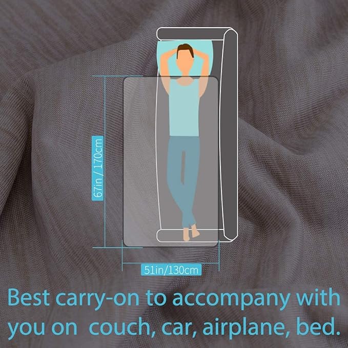 Elegear Revolutionary Cooling Blanket Throw Absorbs Heat to Keep Body Cool for Night Sweats, Arc-Chill 3.0 Cool Fiber Q-Max>0.5 for Hot Sleepers, Lightweight Summer Cold Blankets for Sleeping, Beige